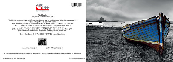 The Magpie_A5 Greeting Card_CDL.GRE.HOL.042