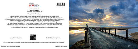 Causeway Light_A5 Greeting Card_CDL.GRE.HOL.003