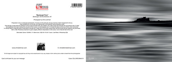 Bamburgh Time_A5 Greeting Card_CDL.GRE.BAM.011