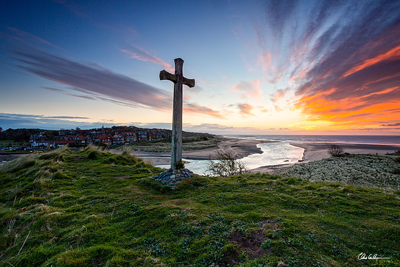 "St. Cuthbert's Cross Alnmouth"