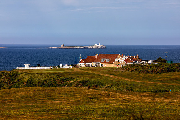 Bamburgh Castle Golf Club and Inner Farne
