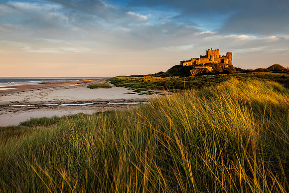 Light Painting at Bamburgh Castle
