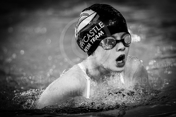 Newcastle Swim Champs_070_LA_0839_B&W