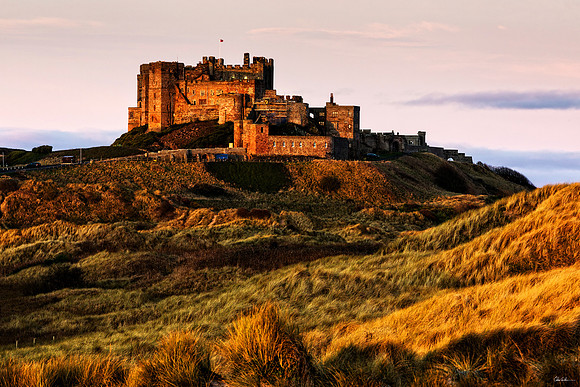 "Majestic Bamburgh Castle"