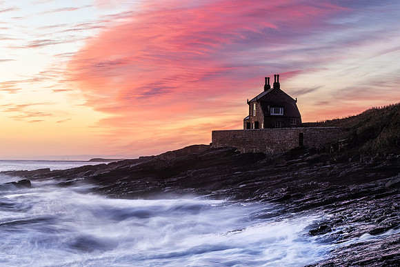 Bathing House at Dawn