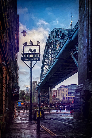 Tyne Bridge from Queen Street