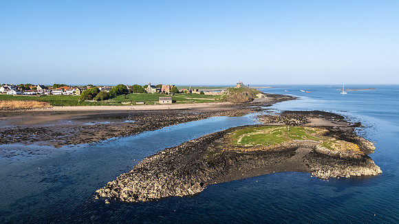 St. Cuthbert's Island - Drone