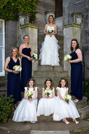 Bride and Bridesmaids