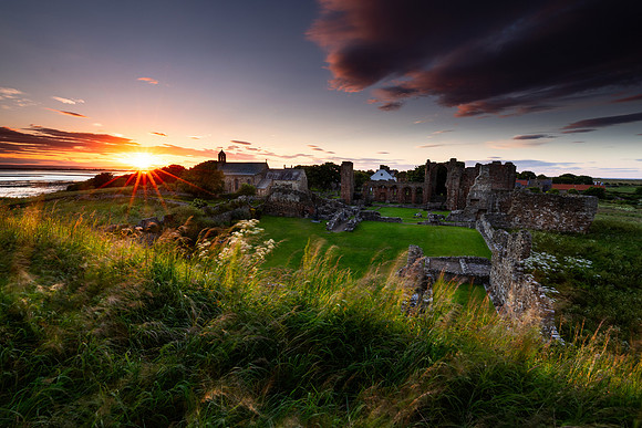 Priory and St. Mary's Sundown