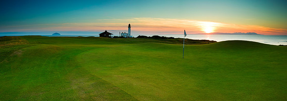 "Sundown Over Arran Panorama"
